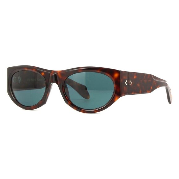 New CUTLER AND GROSS Havana Round 9276 02 Sunglasses Women - Picture 1 of 4